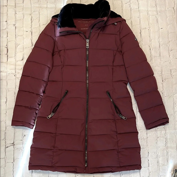 Andrew Marc Jackets & Blazers - Andrew Marc ladies long stretch puffy parka